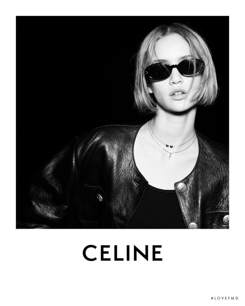 Quinn Elin Mora featured in  the Celine advertisement for Autumn/Winter 2021