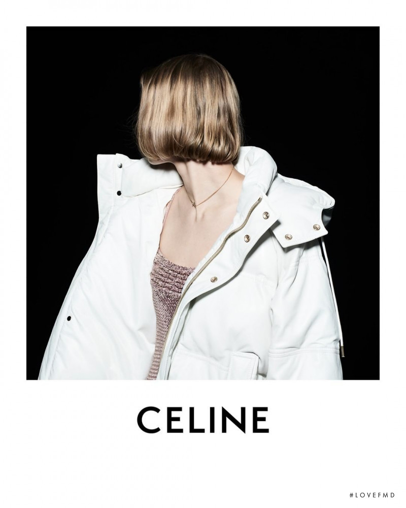 Quinn Elin Mora featured in  the Celine advertisement for Autumn/Winter 2021