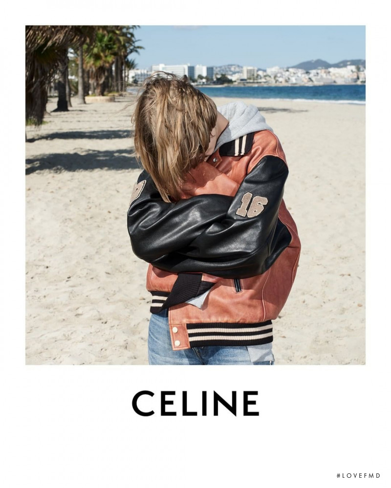 Quinn Elin Mora featured in  the Celine advertisement for Autumn/Winter 2021