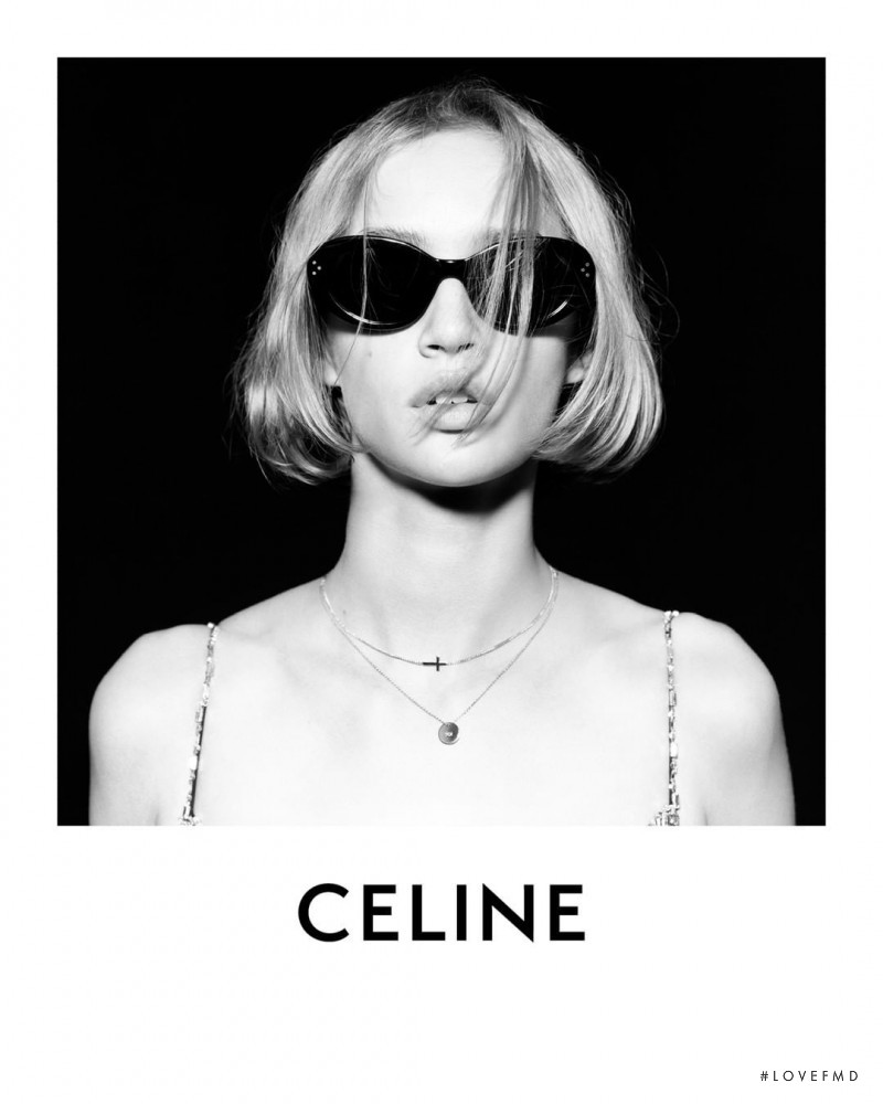 Quinn Elin Mora featured in  the Celine advertisement for Autumn/Winter 2021