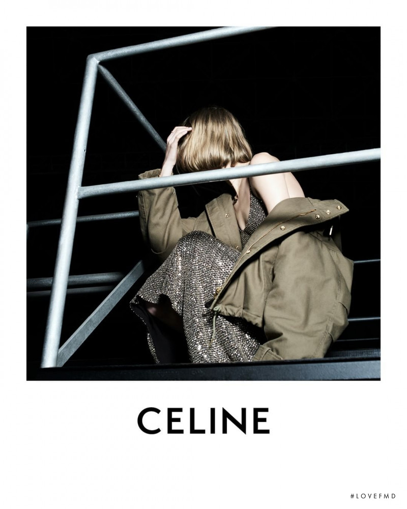 Quinn Elin Mora featured in  the Celine advertisement for Autumn/Winter 2021