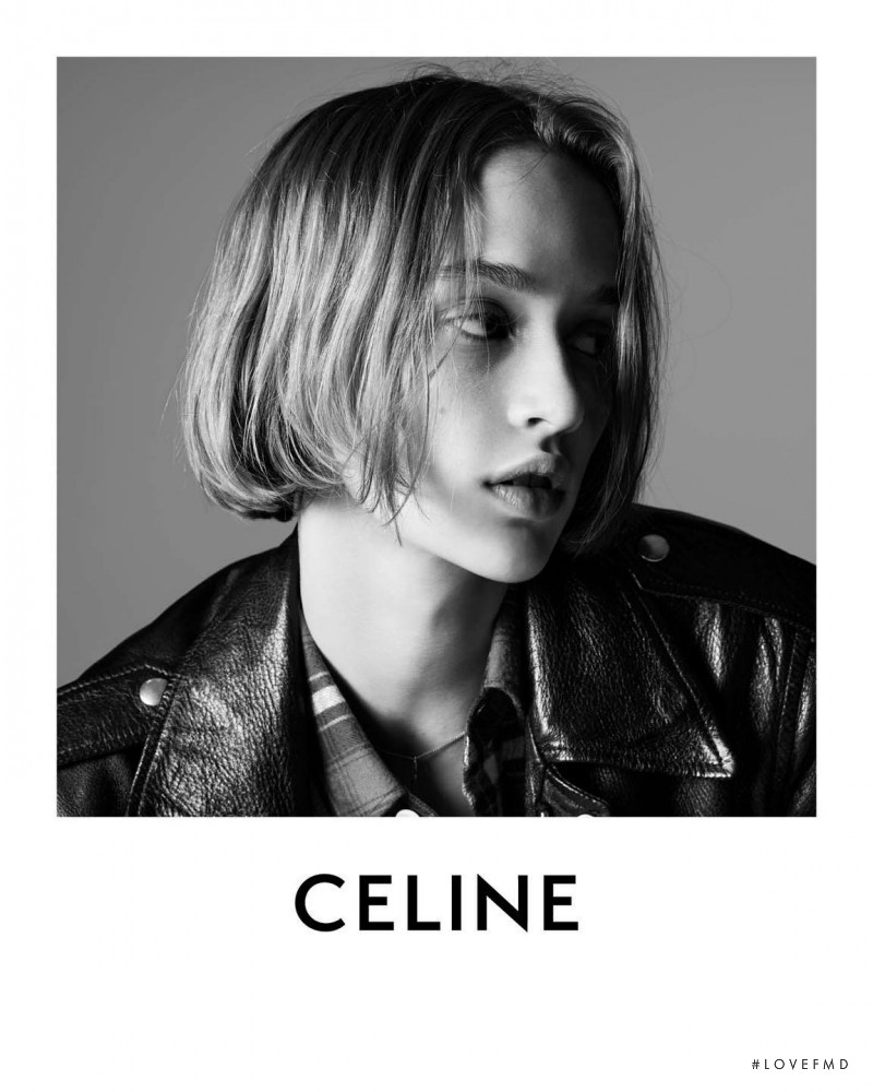 Quinn Elin Mora featured in  the Celine advertisement for Autumn/Winter 2021