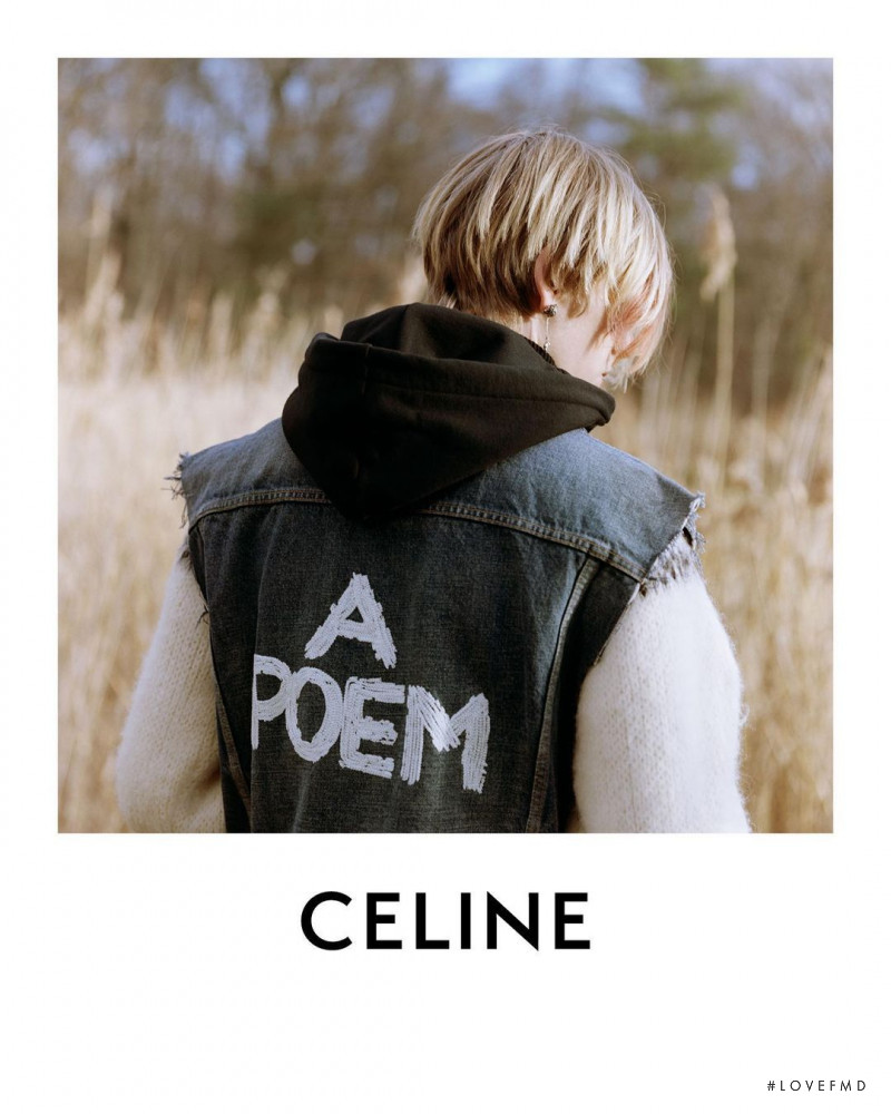 Celine Teen Knight Poem advertisement for Summer 2021