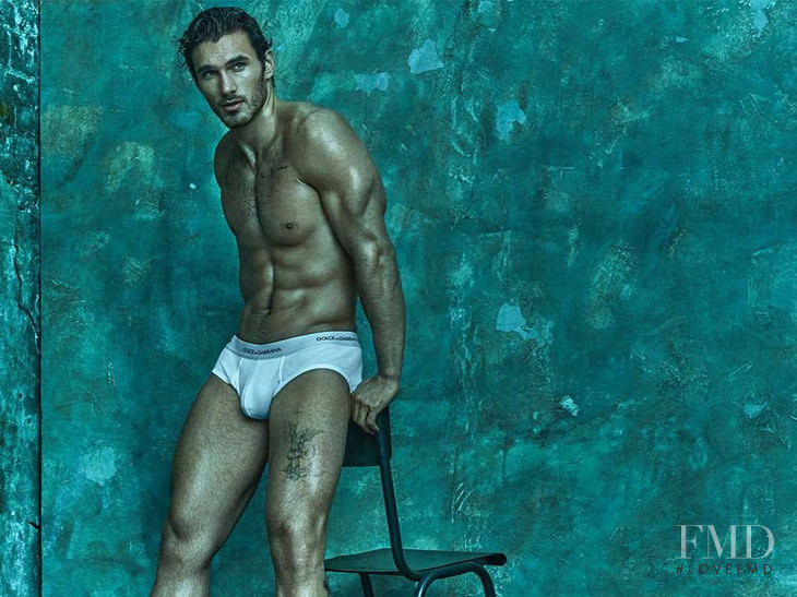 Michael Yerger featured in  the Dolce & Gabbana Underwear advertisement for Autumn/Winter 2021