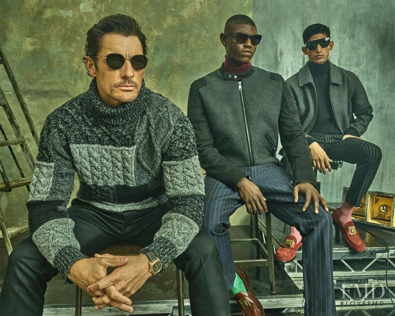 David Gandy featured in  the Dolce & Gabbana advertisement for Autumn/Winter 2021