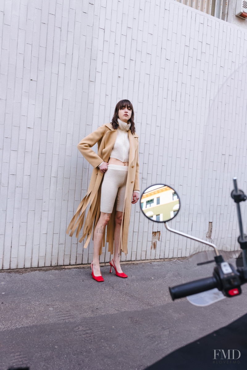 Zso Varju featured in  the AC9 lookbook for Autumn/Winter 2021