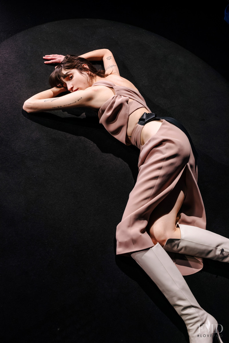 Zso Varju featured in  the AC9 lookbook for Autumn/Winter 2021
