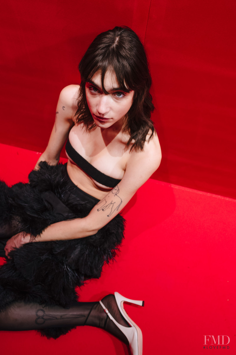 Zso Varju featured in  the AC9 lookbook for Autumn/Winter 2021