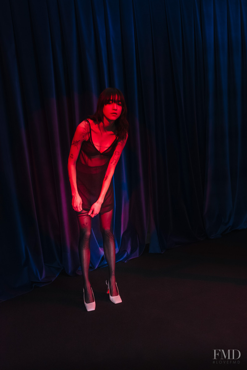 Zso Varju featured in  the AC9 lookbook for Autumn/Winter 2021