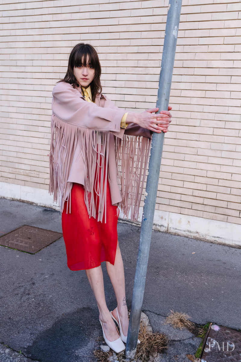 Zso Varju featured in  the AC9 lookbook for Autumn/Winter 2021