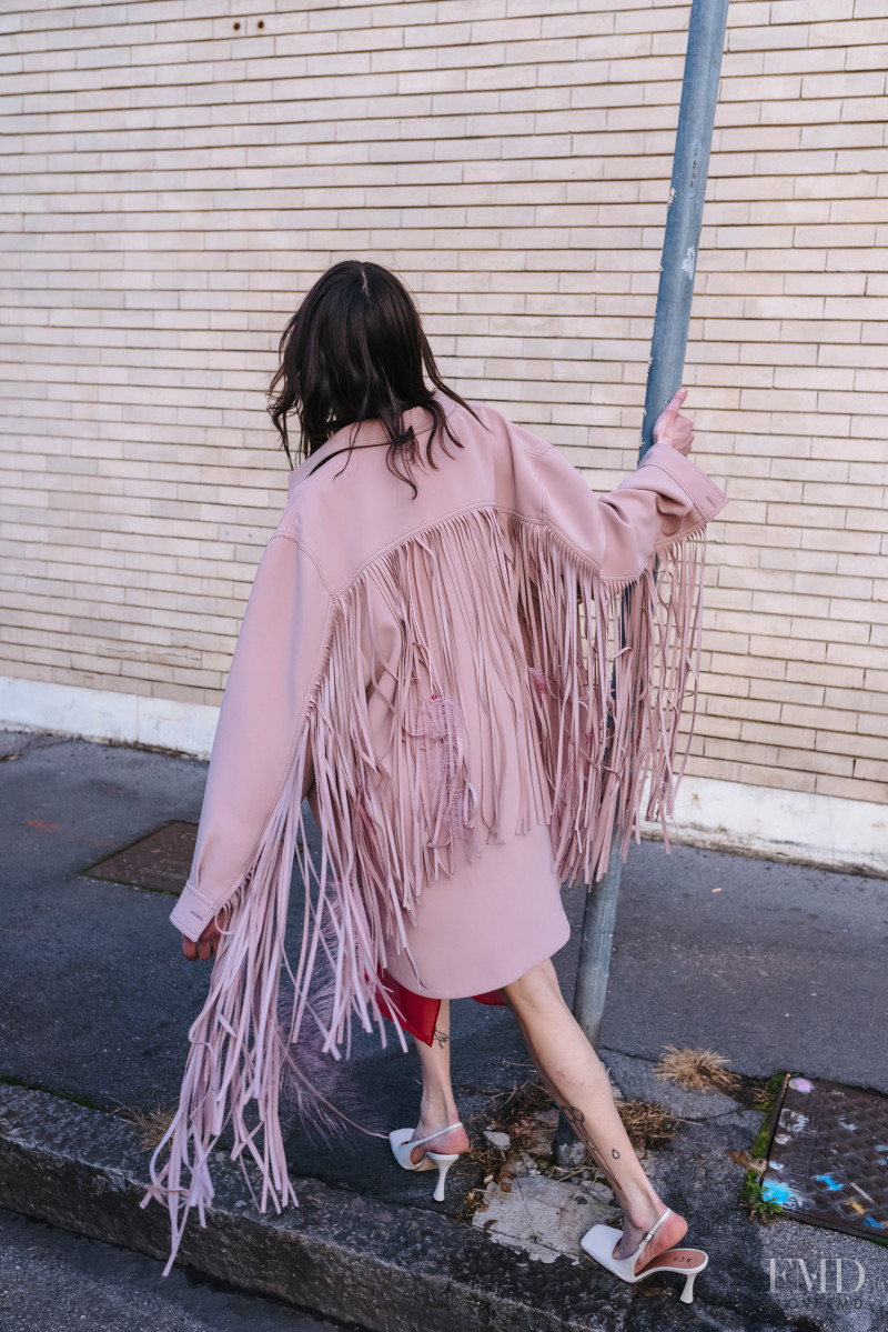 Zso Varju featured in  the AC9 lookbook for Autumn/Winter 2021