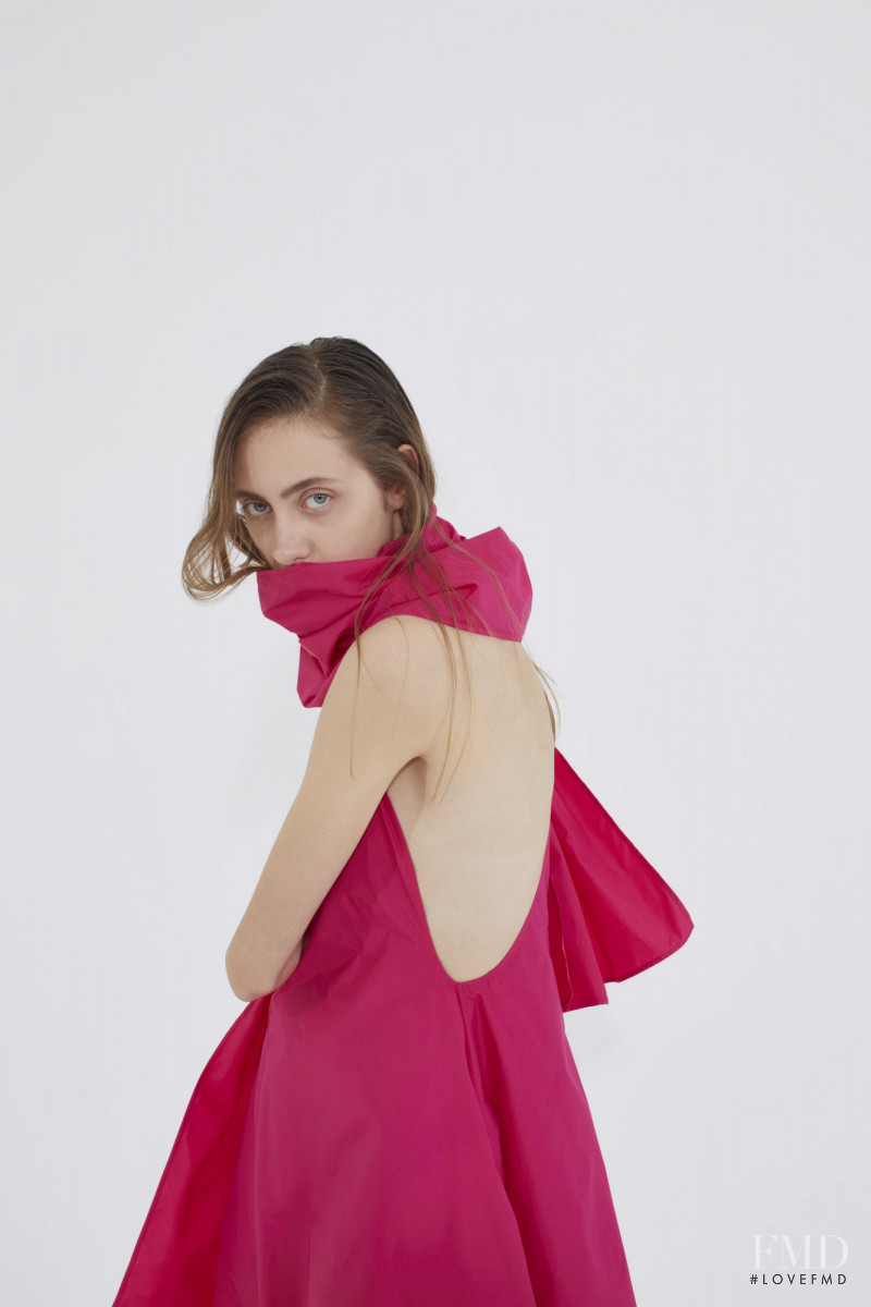 Lia Pavlova featured in  the AC9 lookbook for Autumn/Winter 2020