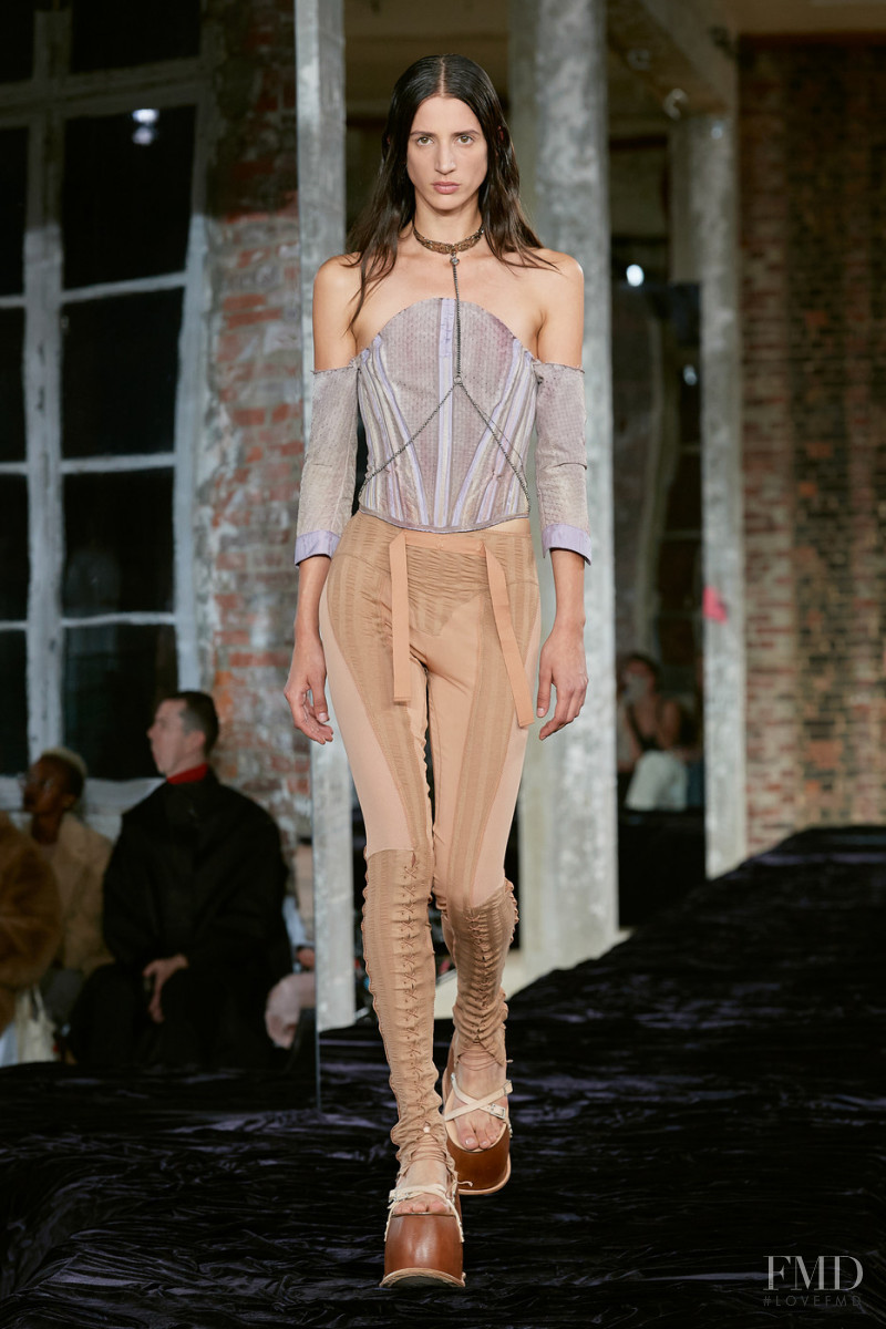 Rachel Marx featured in  the Acne Studios fashion show for Spring/Summer 2022