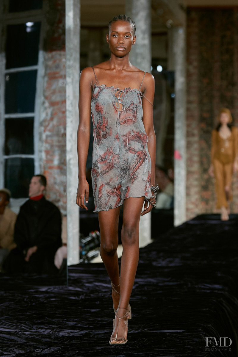 Beyonce Ambrose featured in  the Acne Studios fashion show for Spring/Summer 2022