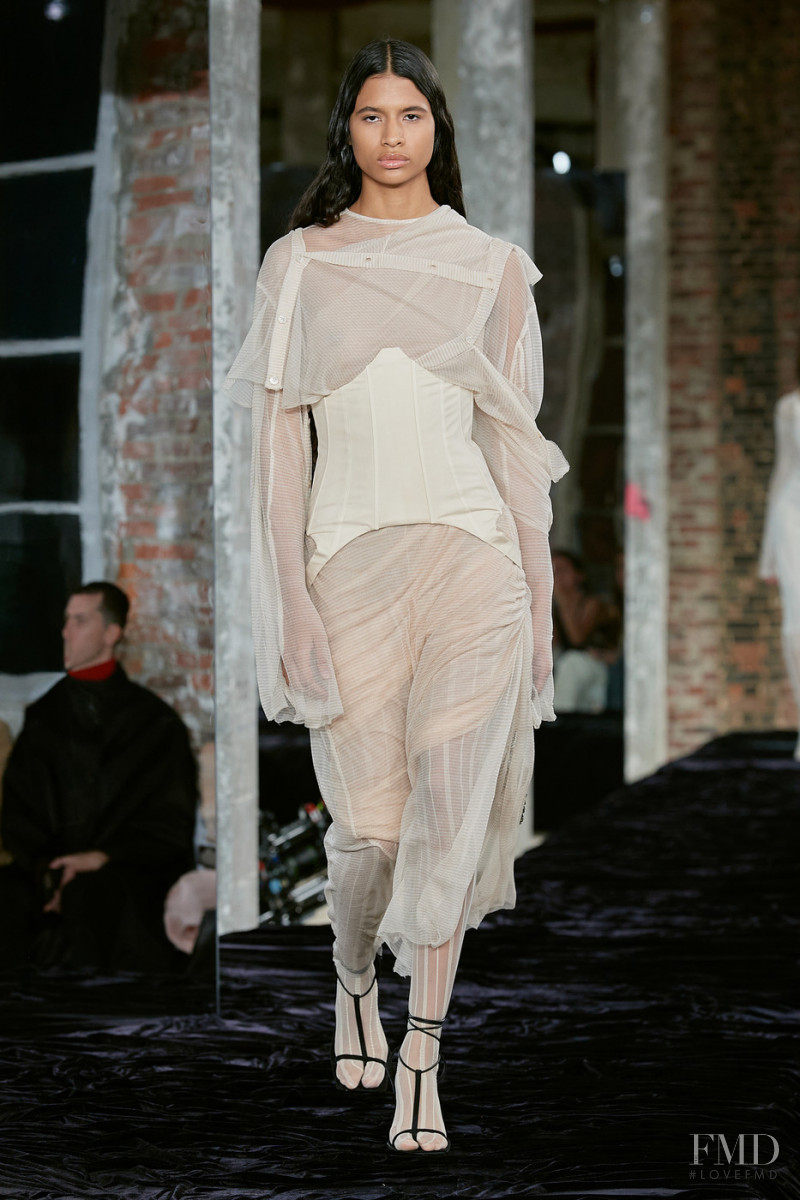 Stephanie Quezada featured in  the Acne Studios fashion show for Spring/Summer 2022