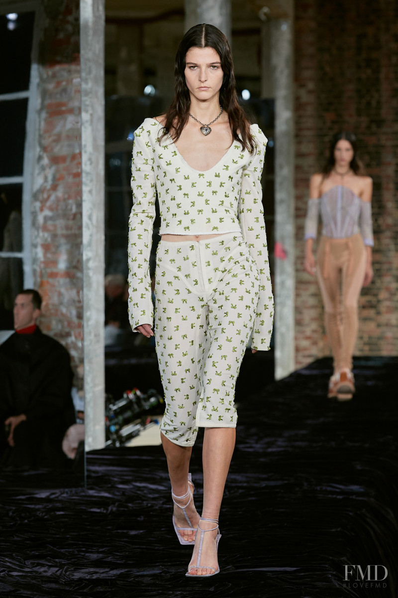 Effie Steinberg featured in  the Acne Studios fashion show for Spring/Summer 2022