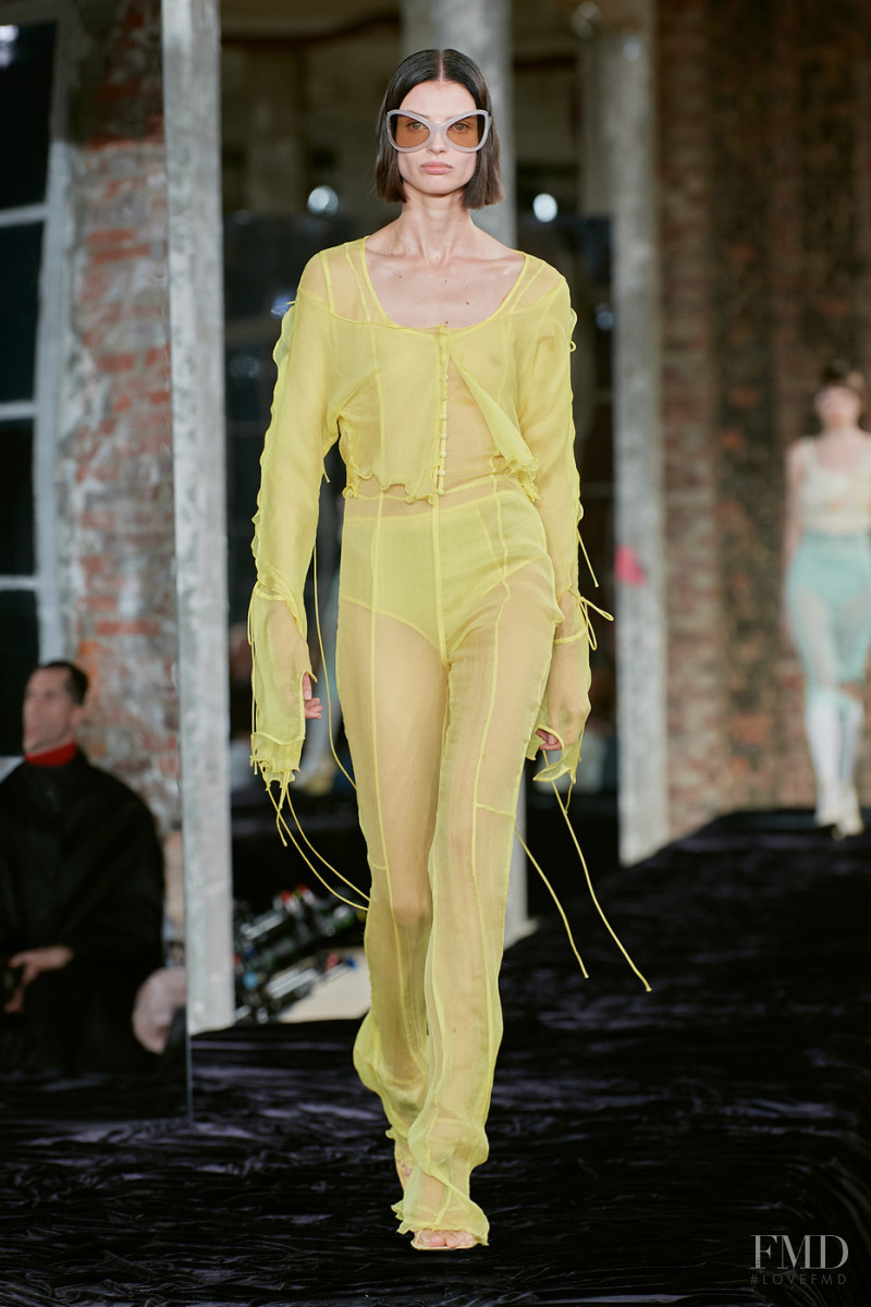 Mila van Eeten featured in  the Acne Studios fashion show for Spring/Summer 2022