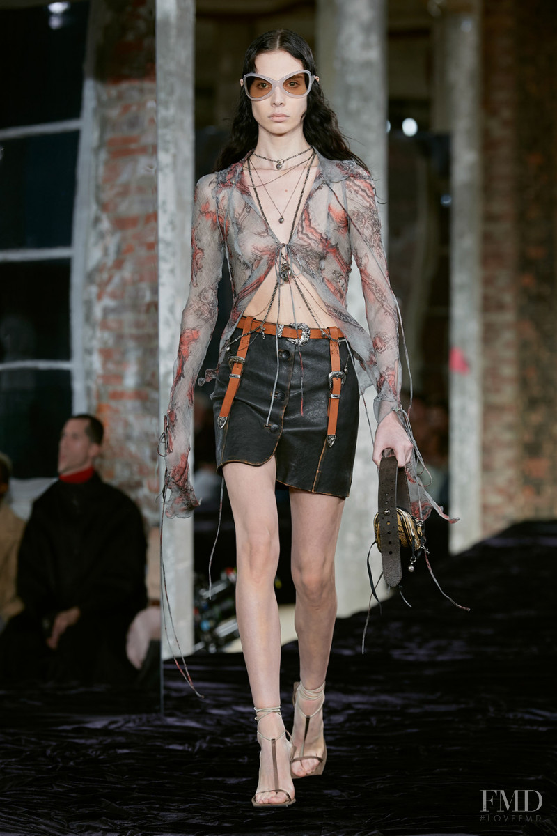 Madelyn Whitley featured in  the Acne Studios fashion show for Spring/Summer 2022