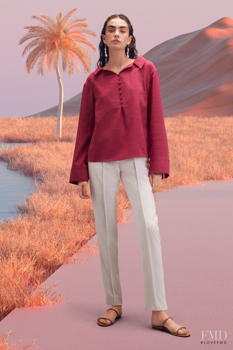 Alisha Nesvat featured in  the ADEAM lookbook for Spring/Summer 2022