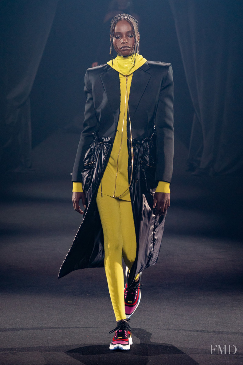 Achan Biong featured in  the AZ Factory fashion show for Spring/Summer 2022