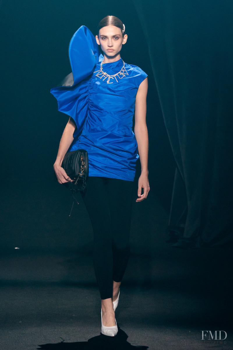 Krini Hernandez featured in  the AZ Factory fashion show for Spring/Summer 2022