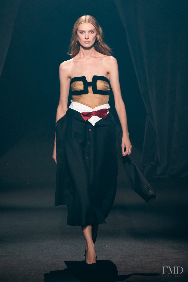 Olga Sherer featured in  the AZ Factory fashion show for Spring/Summer 2022
