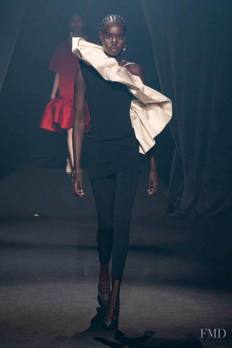 Adit Priscilla featured in  the AZ Factory fashion show for Spring/Summer 2022