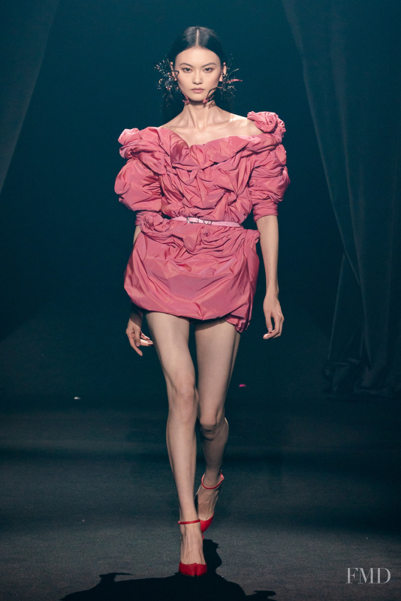 Cong He featured in  the AZ Factory fashion show for Spring/Summer 2022