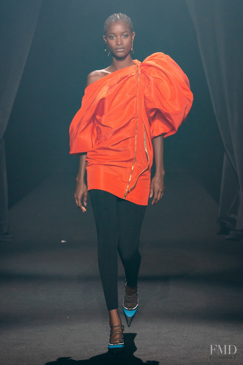 Oumie Jammeh featured in  the AZ Factory fashion show for Spring/Summer 2022