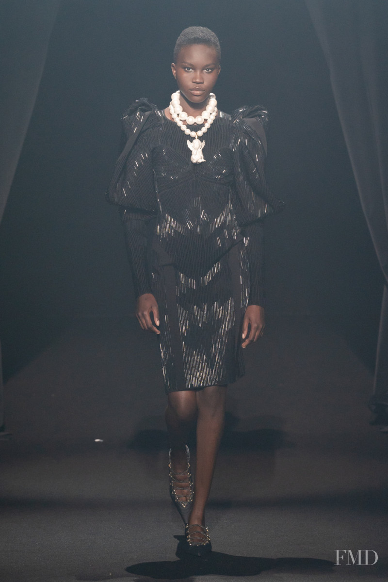 Achenrin Madit featured in  the AZ Factory fashion show for Spring/Summer 2022