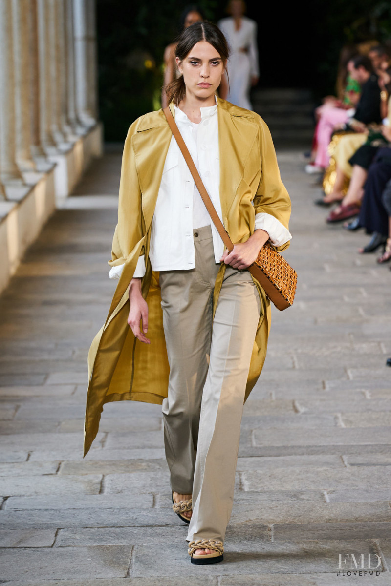 Denise Ascuet featured in  the Alberta Ferretti fashion show for Spring/Summer 2022