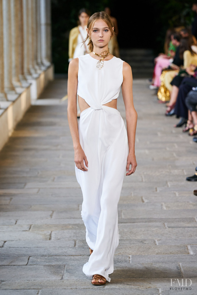 Valeria Buldini featured in  the Alberta Ferretti fashion show for Spring/Summer 2022