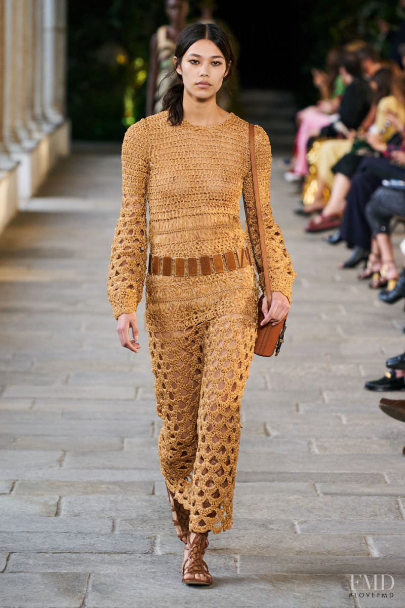 Jade Nguyen featured in  the Alberta Ferretti fashion show for Spring/Summer 2022