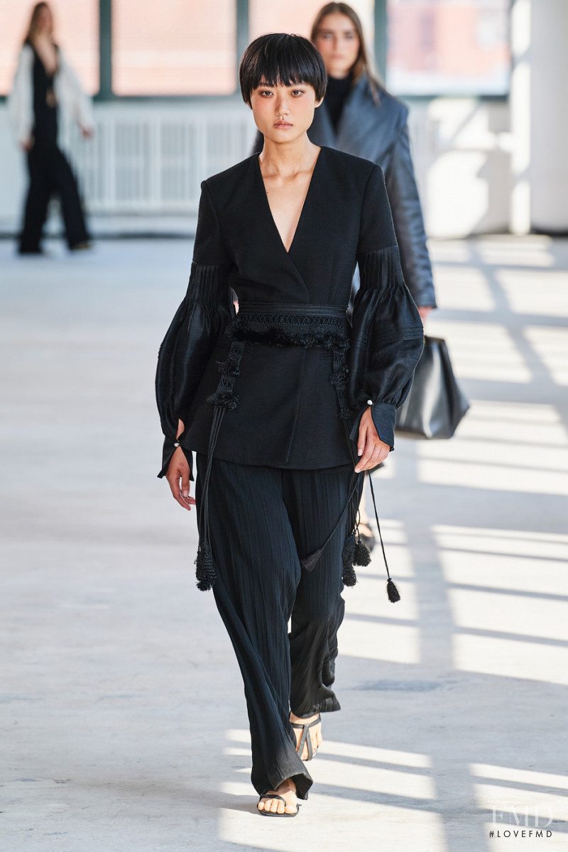 Ashley Foo featured in  the Altuzarra fashion show for Spring/Summer 2022