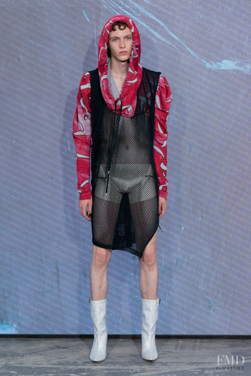 Daan Duez featured in  the Vivienne Westwood fashion show for Spring/Summer 2022