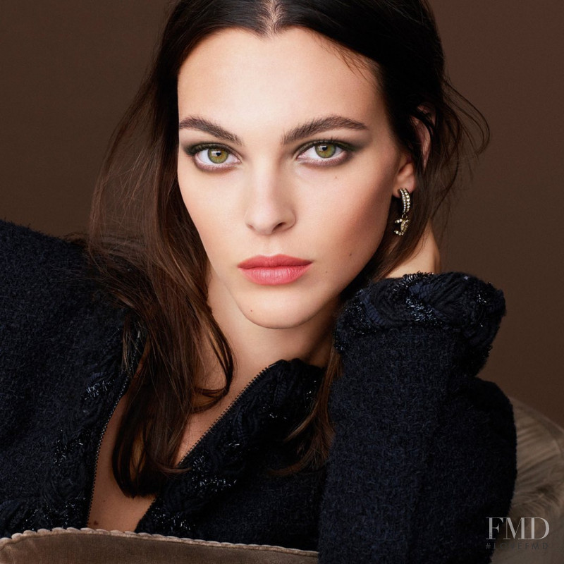 Vittoria Ceretti featured in  the Chanel Beauty advertisement for Autumn/Winter 2021