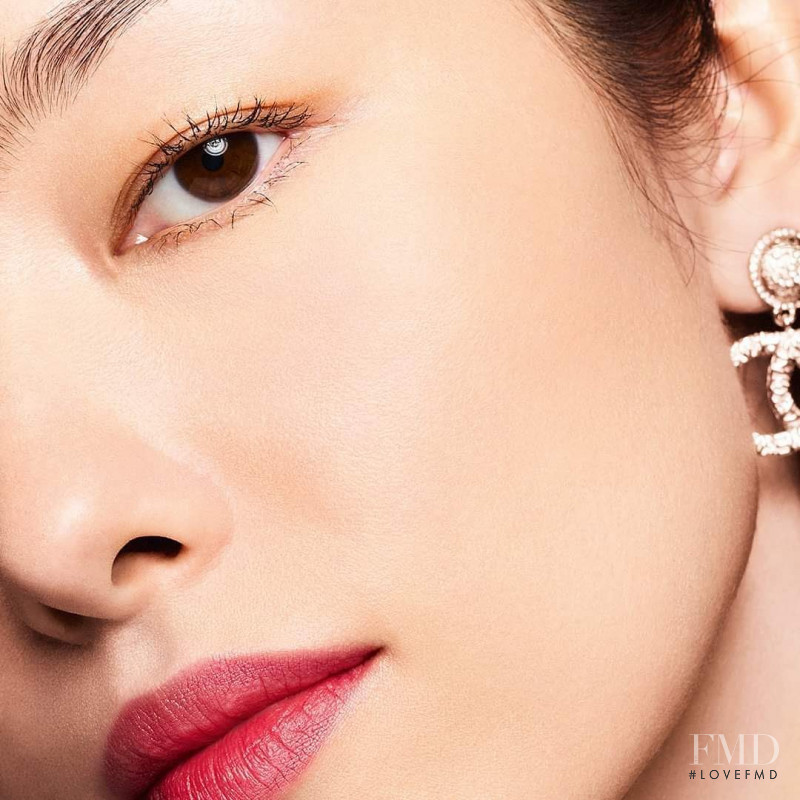 Fei Fei Sun featured in  the Chanel Beauty advertisement for Autumn/Winter 2021