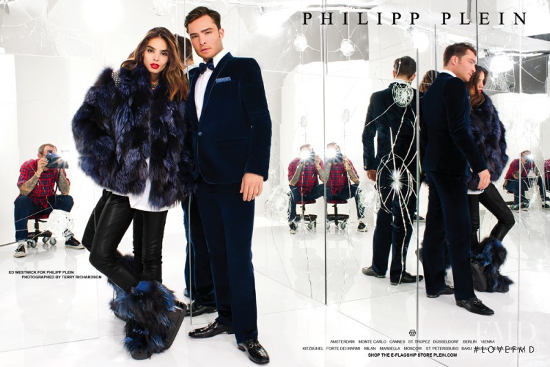 Sabrina Nait featured in  the Philipp Plein advertisement for Autumn/Winter 2012