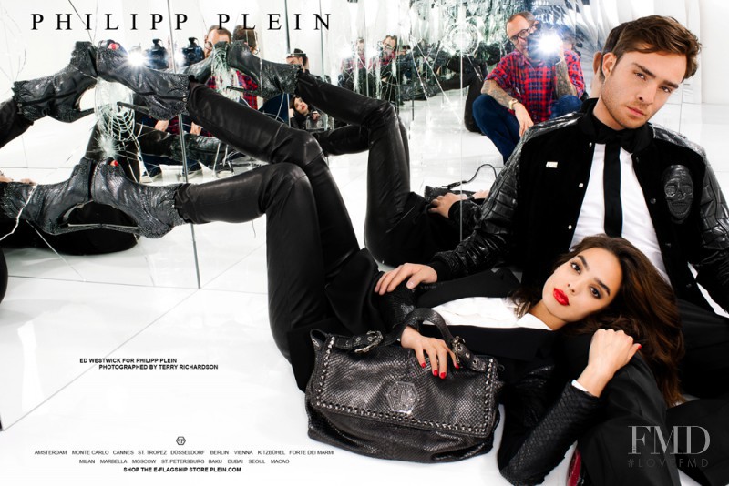 Sabrina Nait featured in  the Philipp Plein advertisement for Autumn/Winter 2012