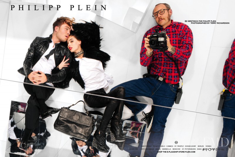 Sabrina Nait featured in  the Philipp Plein advertisement for Autumn/Winter 2012