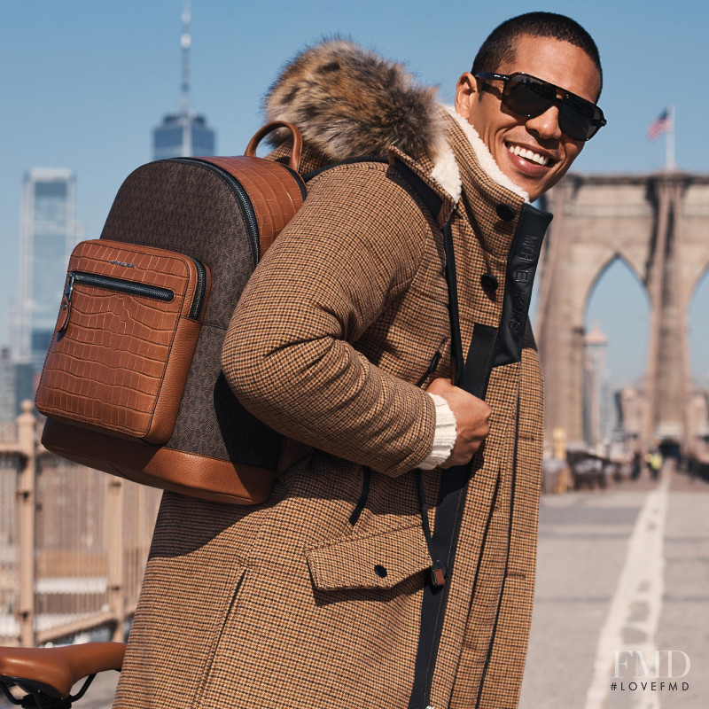 Geron Mckinley featured in  the Michael Michael Kors advertisement for Autumn/Winter 2021
