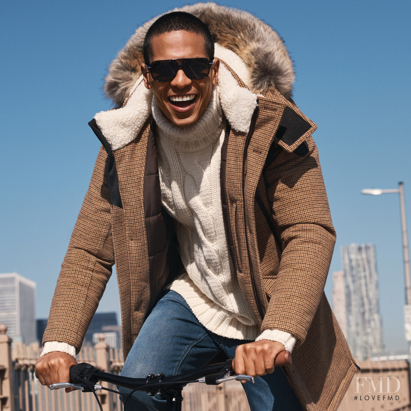 Geron Mckinley featured in  the Michael Michael Kors advertisement for Autumn/Winter 2021