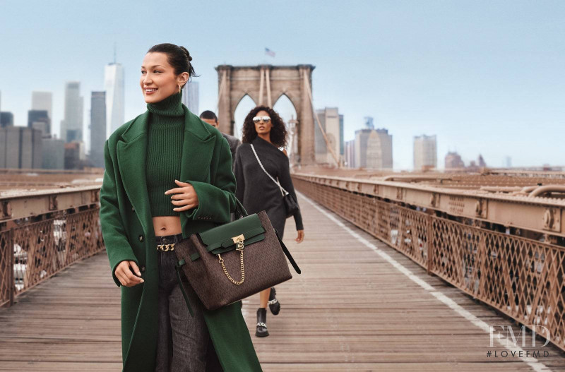 Bella Hadid featured in  the Michael Michael Kors advertisement for Autumn/Winter 2021