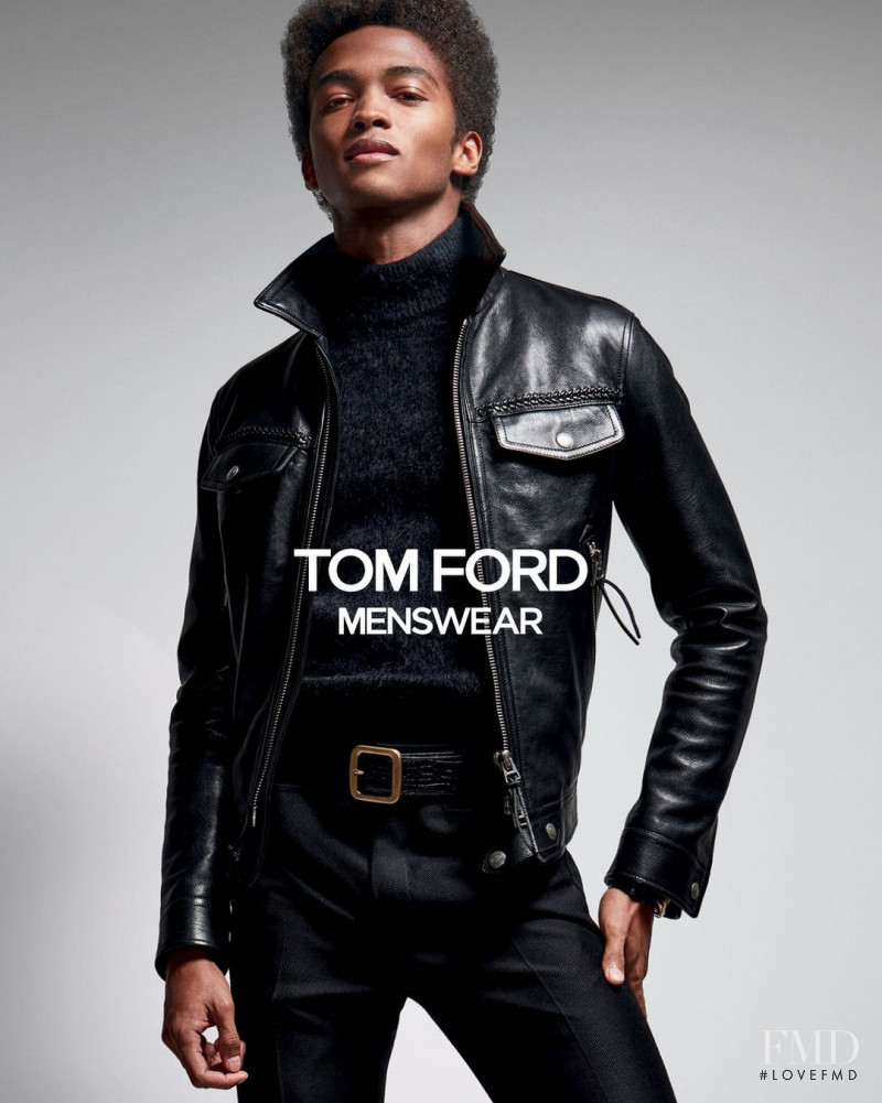 Stan Taylor featured in  the Tom Ford advertisement for Autumn/Winter 2021