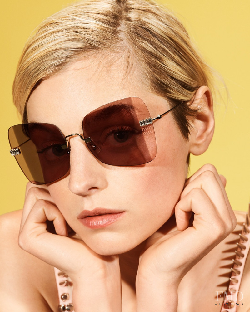 Miu Miu Eyewear advertisement for Autumn/Winter 2021