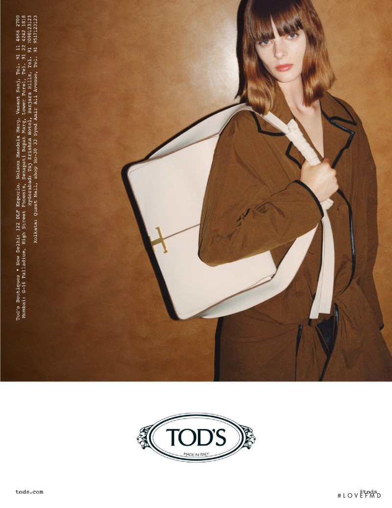 Tod\'s advertisement for Autumn/Winter 2021