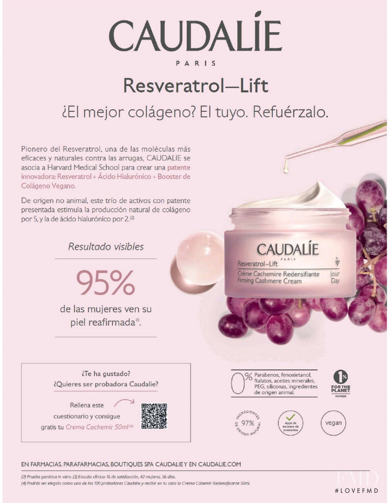 Caudalie advertisement for Autumn/Winter 2021