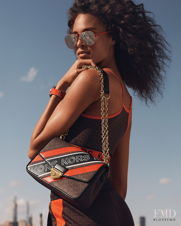 Cindy Bruna featured in  the Kors Michael Kors advertisement for Autumn/Winter 2021