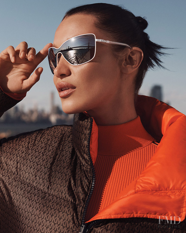 Bella Hadid featured in  the Kors Michael Kors advertisement for Autumn/Winter 2021