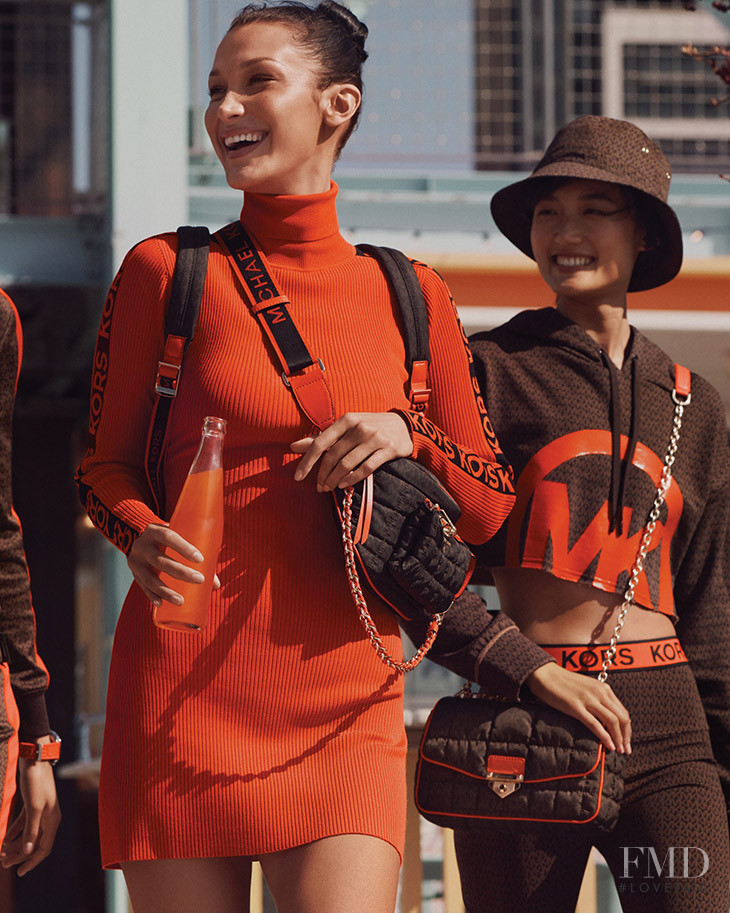 Ashley Foo featured in  the Kors Michael Kors advertisement for Autumn/Winter 2021